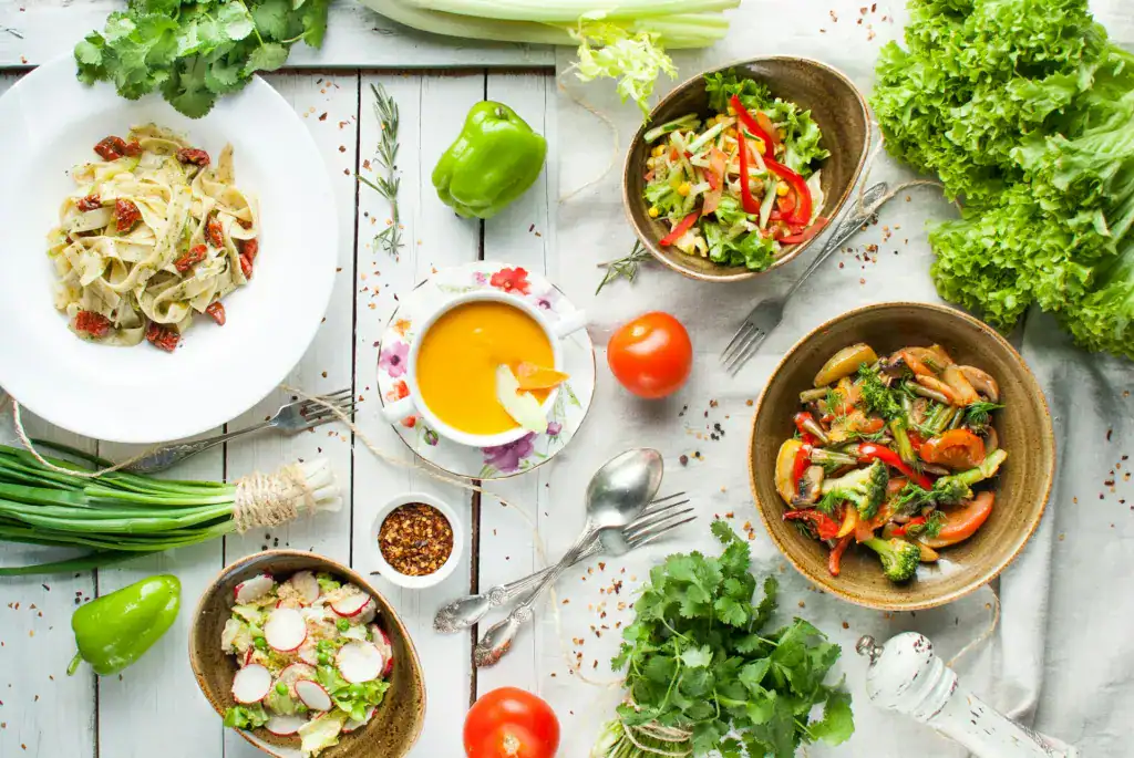 Vegan素食示意圖